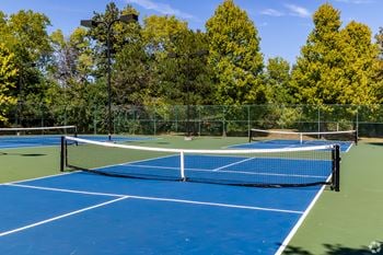 Two pickleball courts